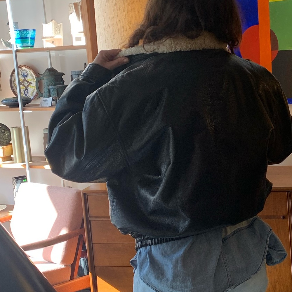 Armani Leather Biker jacket - Picture 7 of 7
